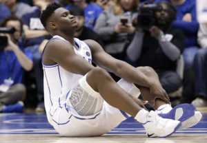 zion busted shoe