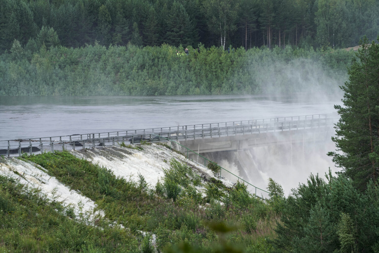Dam in Norway Partially Bursts After Days of Heavy Rain, Flooding and